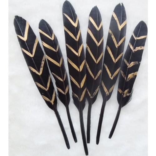 20Pcs Gold/Silver Glitter Dipped Duck Goose Feathers for Crafts/Earring,10-15CM/4-6inch Natural Plumes Jewelry Making Decor