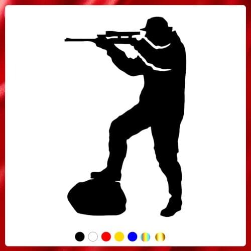 40593# Die-Cut Vinyl Decal Hunting 2 Car Sticker Waterproof Auto Decors on Car Body Bumper Rear Window