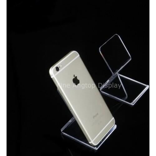 5pcs/lot Clear Acrylic Counter Holder Jewelry Display Stand For Cell Phone