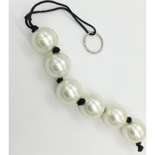 2CM Anal Beads Balls Acrylic Butt Plugs Prostate Stimulate Sex Toys For Men & Women Adult Chain Bead Sex Game Products