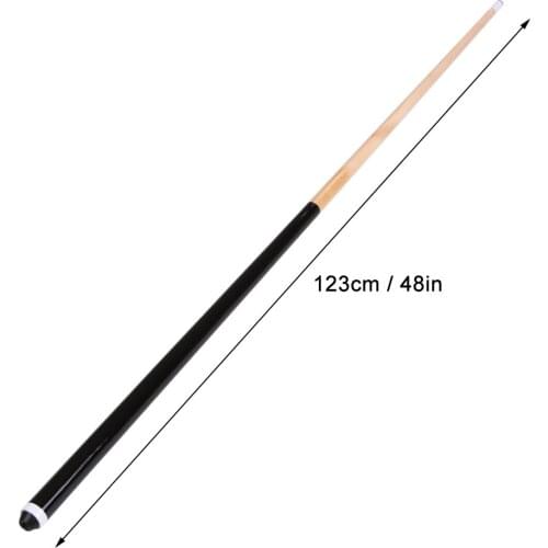 48In Junior Kid Snooker Cue Wooden Pool Cue Billiard Shaft 2-Piece Stick Entertainment Billiard Accessories