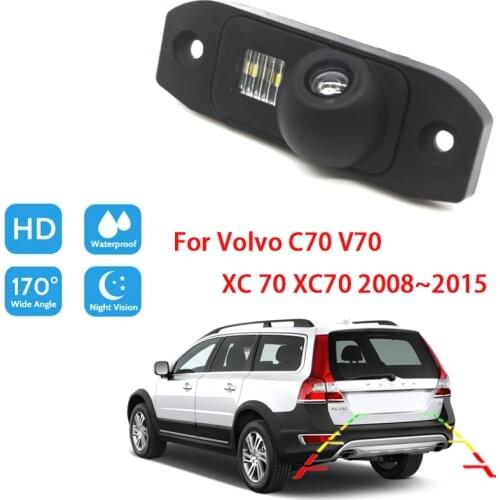 For Volvo C70 V70 XC 70 XC70 2008 2009 2010 2011 2012 2013 2014 2015 Car Rear View Reverse Backup CCD HD Camera Night Vision