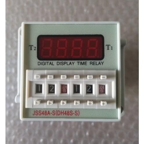 Dh48s-s jss48a-s cycle digital display time relay is guaranteed for 3 years with complete accessories