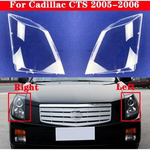 Auto Light Caps For Cadillac CTS 2005-2006 Car Headlight Cover Transparent Lampshade Lamp Case Glass Lens Shell