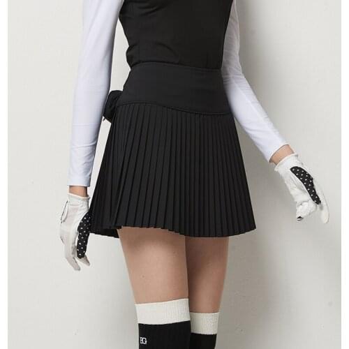 Summer Womens Short Skirt Pleated Skirt All-match Belt Safety Pants Quick-drying Sports Golf Skirt