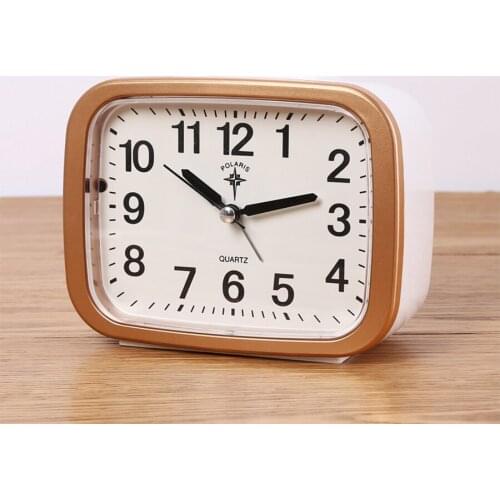 Music Small Alarm Clock Silent Child Bedside Alarm Clock With Night Light Desk Table Clock Home Decor Kid Gifts