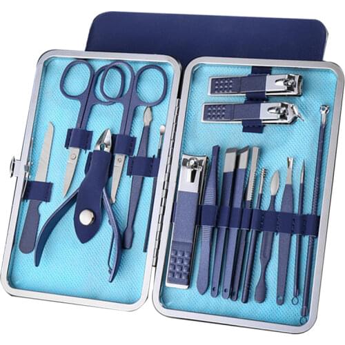7Pcs/Set Manicure Set Beauty Nail Pedicure Tools Portable Travel Hygiene Kit Nail Cutter Nail Kit Professional Set Makeup Tools