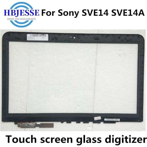Original test well 14.0'' Glass Touch Screen Digitizer FOR Sony Vaio SVE14A Series SVE14A SVE14 SVE14AE13L