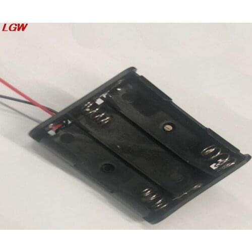 Plastic battery storage box box bracket Für3 X AA 2XAA 4.5V + wire 3xAA2XAA