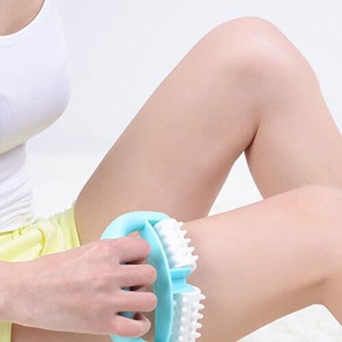 Handheld Mini Wheel Ball Massager Cellulite Leg Cell Roller Massager Abdomen Neck Buttocks Lift Tools Roller Anti Cellulite