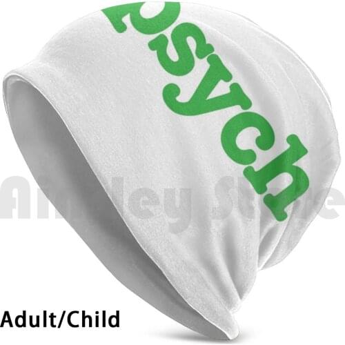 Psych Beanies Knit Hat Hip Hop Psych Team Grimmie Shawn Gus Julliet Carlton Karen Henry Cast Crew Shawn Spencer