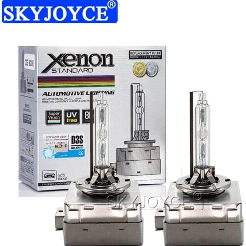 SKYJOYCE 5 Pairs D1S HID Xenon Headlight 12V 35W D3S 4300K 5000K 6000K 8000K Super Bright Car HID Bulbs For Auto Headlamp Kit