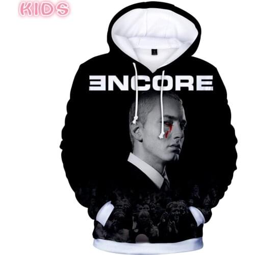 Eminem Hoodies Sweatshirt Men/Women Fan Fashion Streetwear Long Fall Winter Wram Hooded Tops Eminem 3D Printed Children pullover