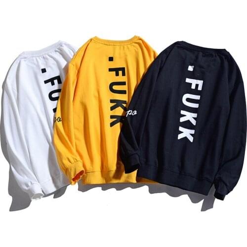 Autumn Spring 2021 Hoodies Sweatshirt Mens Black Loose Hip Hop Punk Pullover Streetwear Casual Fashion Clothes OverSize 5XL