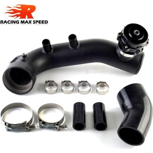 Intercooler intake turbo hose Aluminum Replacement Charge pipe with BOV suit for BMW N54 E82 E88 135i 335i 335is E90 E92 E93