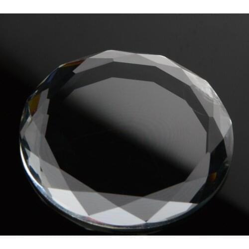 1 pcs Crystal Glass Pad Eyelash Glue Holder Lashes Adhesive Pallet Eyelashes Extensions Tool