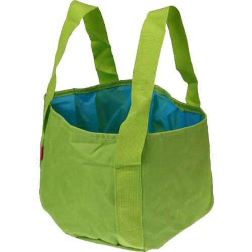 15L Portable Folding Camping Wash Basin Bucket Bag for Travel Outdoor Picnic