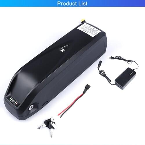 18650 52V Battery 48V Ebike Battery Hailong Shell 20AH 30A 40A BMS 350W 500W 750W 1000W 1500W 18650 Battery Free Charger