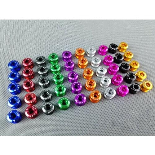 5Pcs Litepro Chainring Bolts MTB Road Bike Single Triple Speed Chain Ring