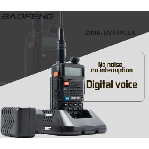Baofeng DM-5R PLUS 10 Km DMR Radio HF Transceiver Repeater Digital Walkie Talkie DMR Two-way radio VHF/UHF Dual Band radio DM5R