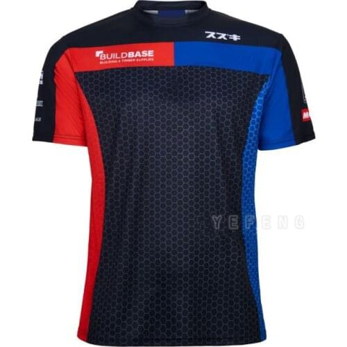 Quick Dry T-shirt Summer Short Sleeve For Suzuki Motorcycle Motocross Downhill Bike Offroad Mens T Shirts