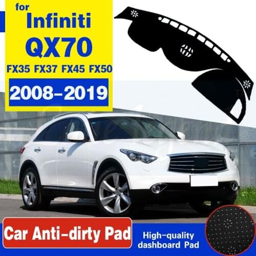 For Infiniti QX70 FX35 FX37 FX45 FX50 2008~2019 S51 Anti-Slip Mat Dashboard Cover Pad Sunshade Dashmat Car Carpet Accessories
