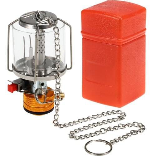 Mini Gas Lamp Outdoor Camping Lantern Tent Lamp Torch Hanging Glass Lamp Mini Camping Portable Gas Light Camping Equipment