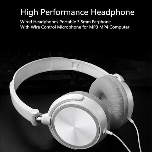 Gaming Headphones 3.5mm Wired Headsets HiFi Bass Music Stereo Earphone With Microphone For Sony Xiaomi Huawei PC XBOX PS