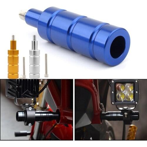 Fog light Bracket M6 & M8 Motorcycle LED Headlight spot Light Mounting Bracket Post Support Base Mount Bike Sport Tail Light