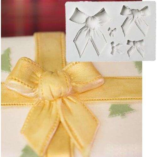 Bows Molds Fondant Cake Decorating Tools Silicone Molds Sugarcrafts Chocolate Baking Tools for Cakes Gumpaste Form