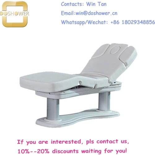 Massage beds facial beauty salon of electric facial bed with 4 motors for cosmetic beds facial