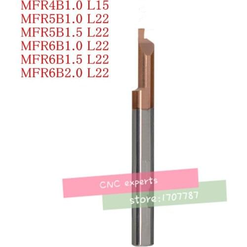 MFR4B1.0 L15/MFR5B1.0 L22/MFR5B1.5 L22/MFR6B1.0 L22/MFR6B1.5 L22,face grooving solid carbide tools for working in small bores