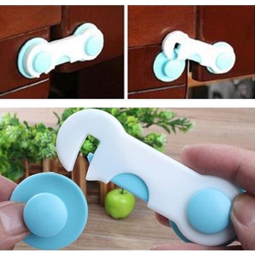 Multifunction Baby Safety Cabinet Lock Child Infant Protection Cupboard Doors Lockers Kids Drawers Refrigerator Plastic Latches