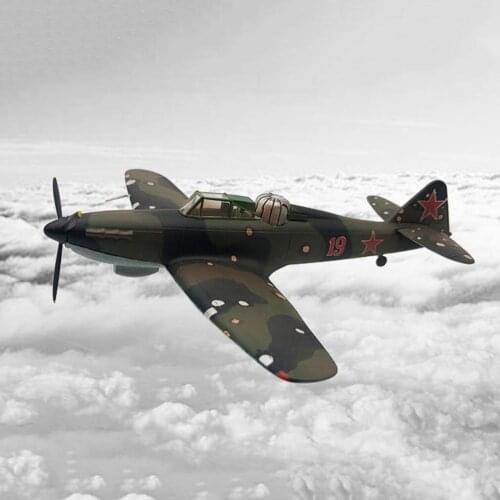 WWII Soviet Union IL-2 Attacker Aircraft Model Diecast Metal Fighter Plane Model Collectables 1/76 Scale