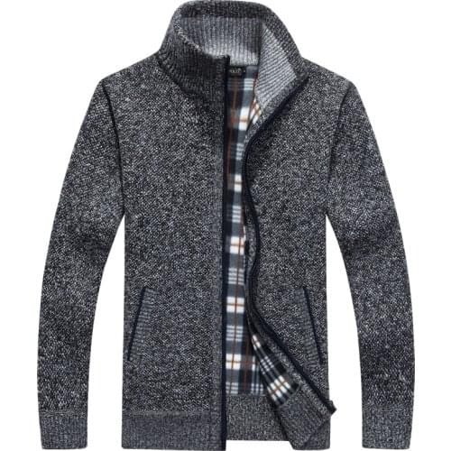 MOONBIFFY Men's Cardigans With Zip