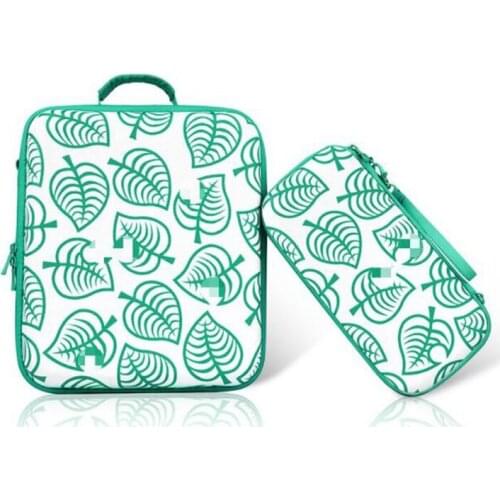 Carrying Storage Case Portable Travel Messenger Bag Soft Lining 18 Games for Nintendo Switch Console Pro Controller Big + Small