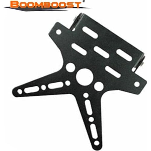 Number License Plate Motorcycle Mount Holder Bracket Aluminum Alloy Multi-color Adjustable Universal 8 Colors