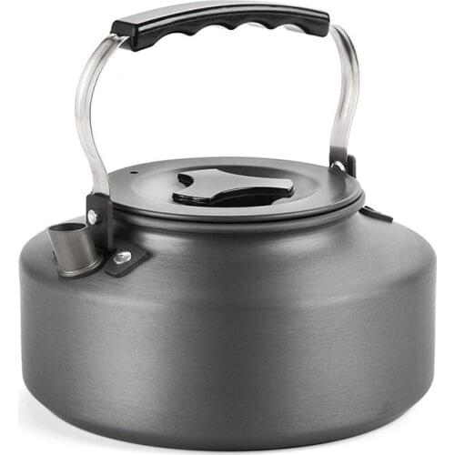 Outdoor Camping kettle Backpacking Kettle Portable Aluminum Teapot Lightweight Water Kettle Coffee Pot with Carrying Bag for Out