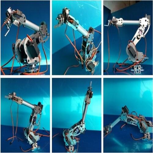 Industrial Robot 798 Mechanical Arm 100% Alloy Manipulator 6-Axis Robot arm Rack with 7 Servos