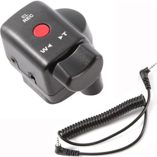 Camcorder Wired Zoom Remote Controller with 2.5mm Jack Cable for Sony Canon Panasonic Lanc