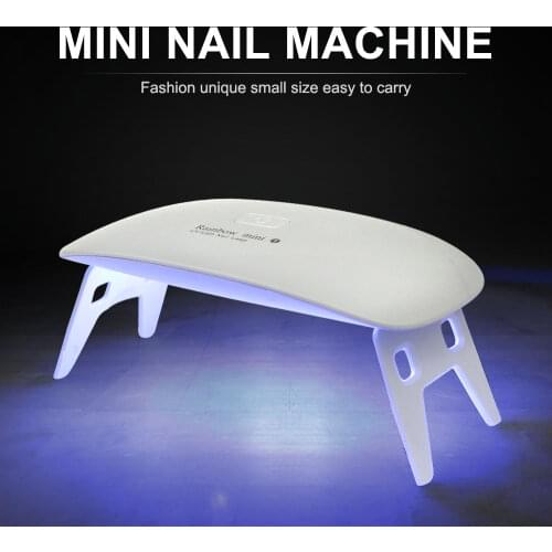 Rainbow Mini 1 UV Nail Lamp LED Light Portable Mini UV LED Lamp Nail Dryer for Gel Varnish Nails Art Tools