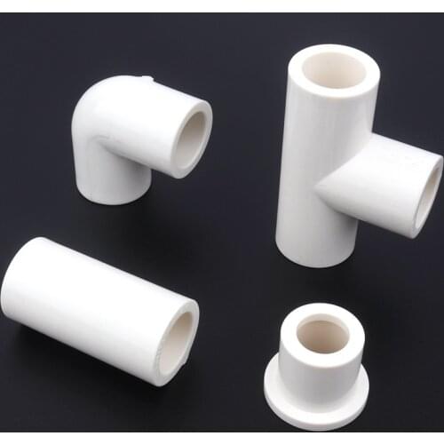 3pcs/lot 16mm PVC Pipe Connector Elbow/Tee Joints Aquarium Fish Tank Parts Tube Adapter Home Drinking Water Connectors DIY Tools
