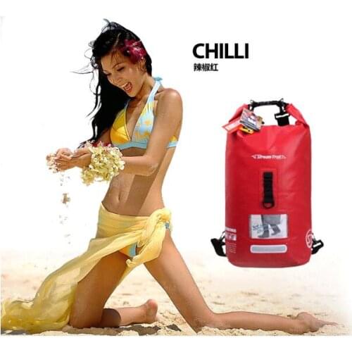 StreamTrail DryCube-20L round bucket shoulders outdoor travel swimming rafting beach waterproof bag