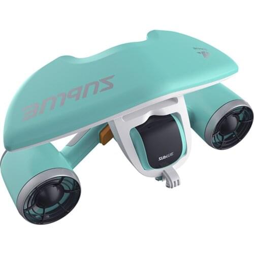 Deep blue white shark mix underwater scooter ice crystal blue