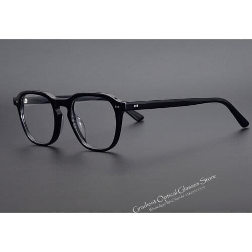 Japanese retro eyewear acetate handmade polygonal glasses frame myopia optics men and women prescription glasses for reading