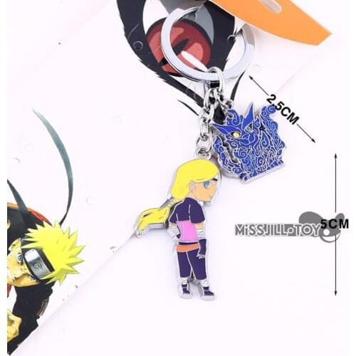 1/5pcs Fashion jewelry pendant Nii Yugito figure doll metal Keychain Keyring pendant for Men women kids Good GIFT