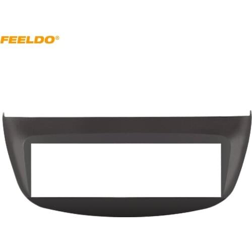 FEELDO Car 1DIN CD Radio Fascia Plate Panel Frame for Renault Secret Stereo Dash Mount Frame Adapter Installation Kit #HQ5214