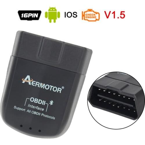 Car Repair Tool For IOS Android PC OBD2 Scanner Car Diagnostic Tool ELM327 V1.5 Auto coder reader Bluetooth/WIFI