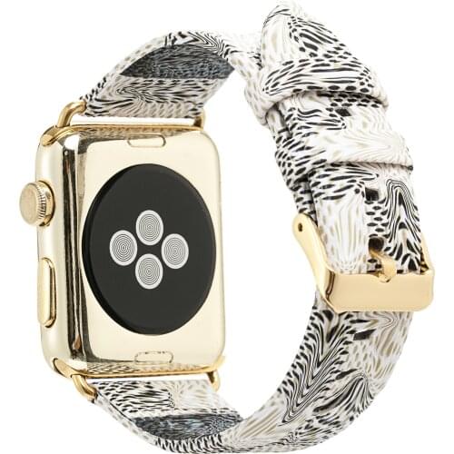 Fashion grid patter Leather for Apple Watch Bands 38MM 40mm 42MM 44mm for iWatch Womens Strap Classic Wristband Series 6 5 4 3 2