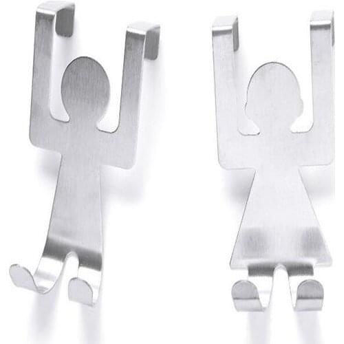 Creative traceless nail free cabinet door cloth bag rack storage hook